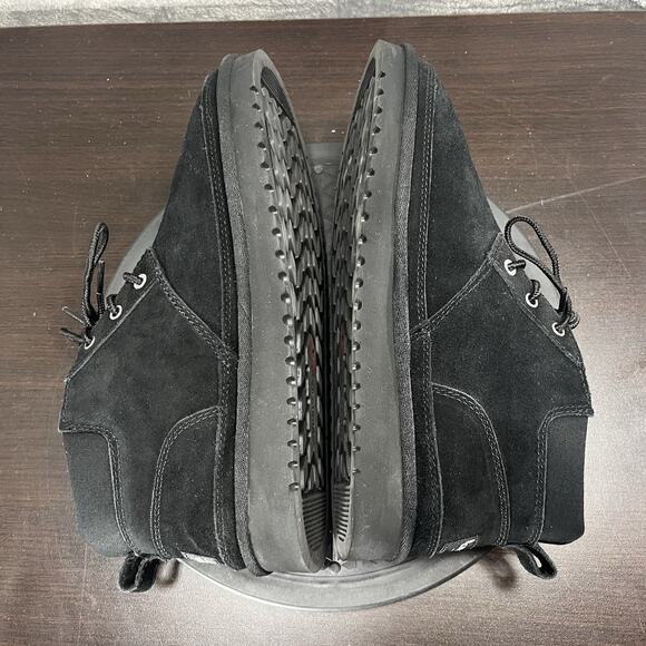 Koolaburra by UGG Advay Womens Size 9 Black Suede Chukka Lace Up Ankle Boots - Picture 9 of 10